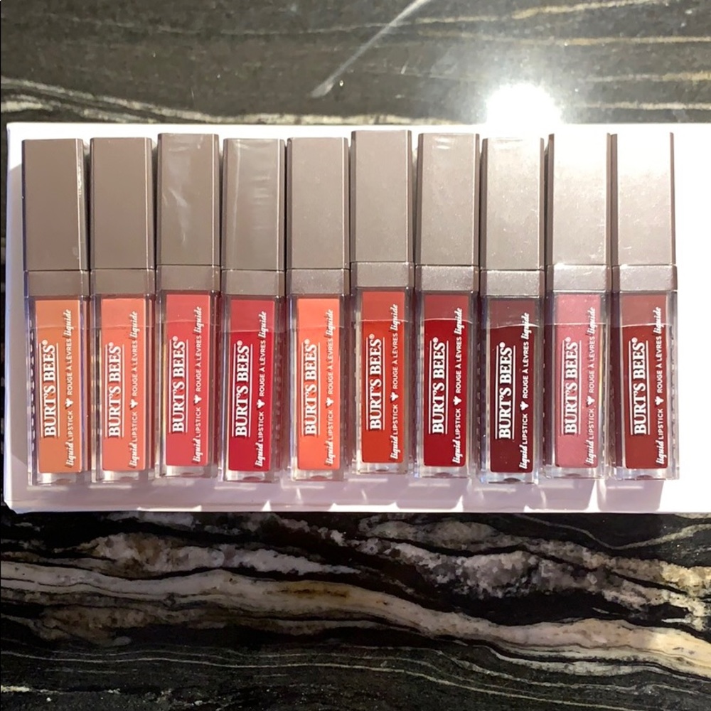 Burt’s Bees 100%Natural Liquid Lipsticks 10 total